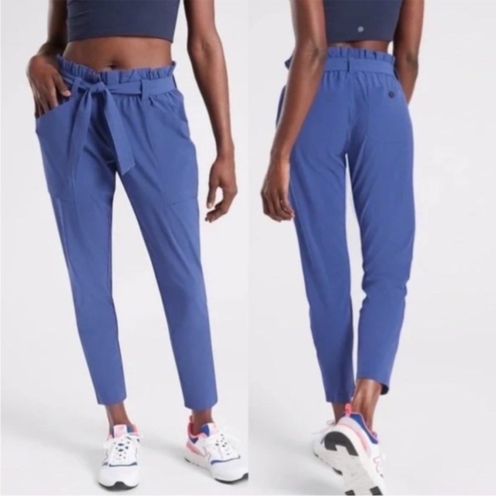 Athleta Paperbag Cropped Skyline Pants Size 10